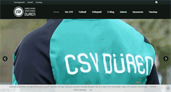 Desktop Screenshot of csv-dueren.de
